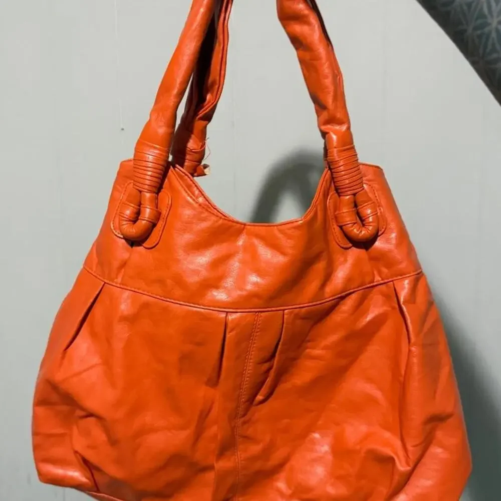 Lulu orange faux
